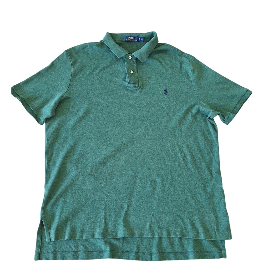 Polo Ralph Lauren Golf Polo Cotton Shirt Men's size XL Green , Pony